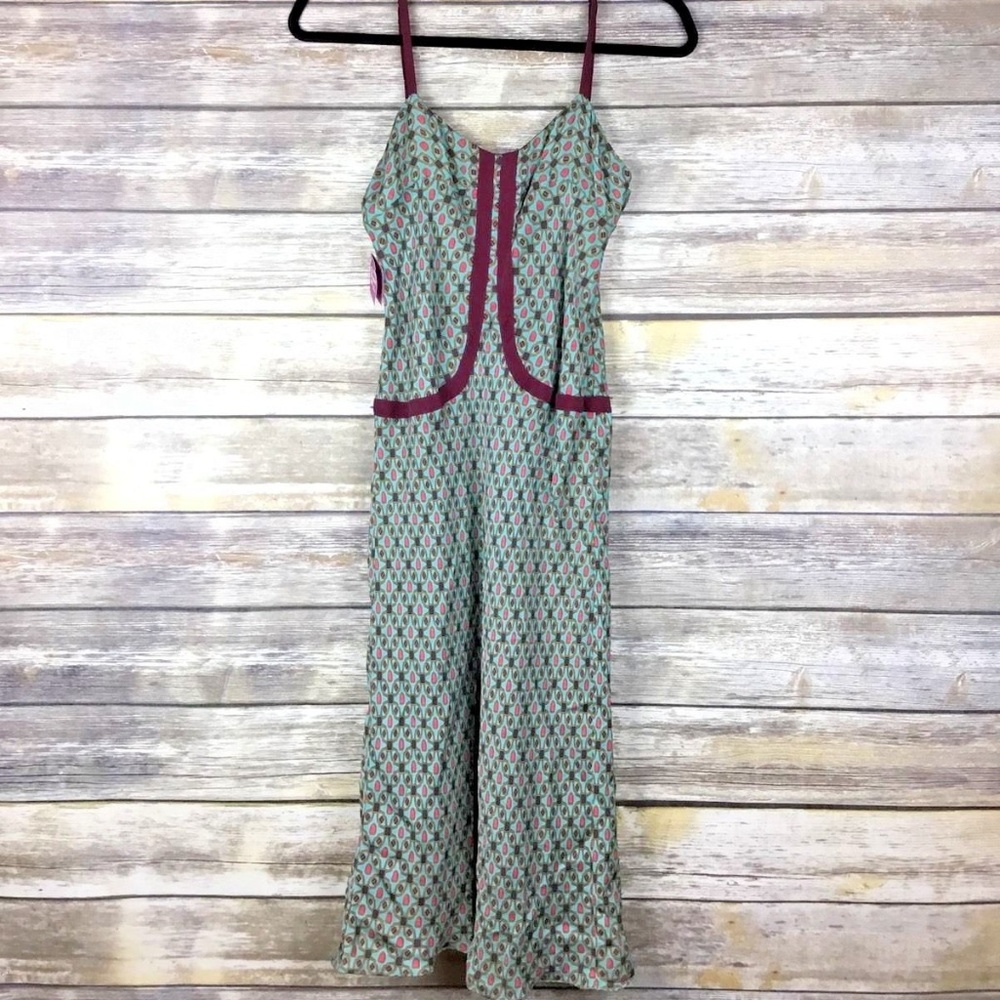 Penguin Munsingwear Silk Art Deco Style Dress NWT